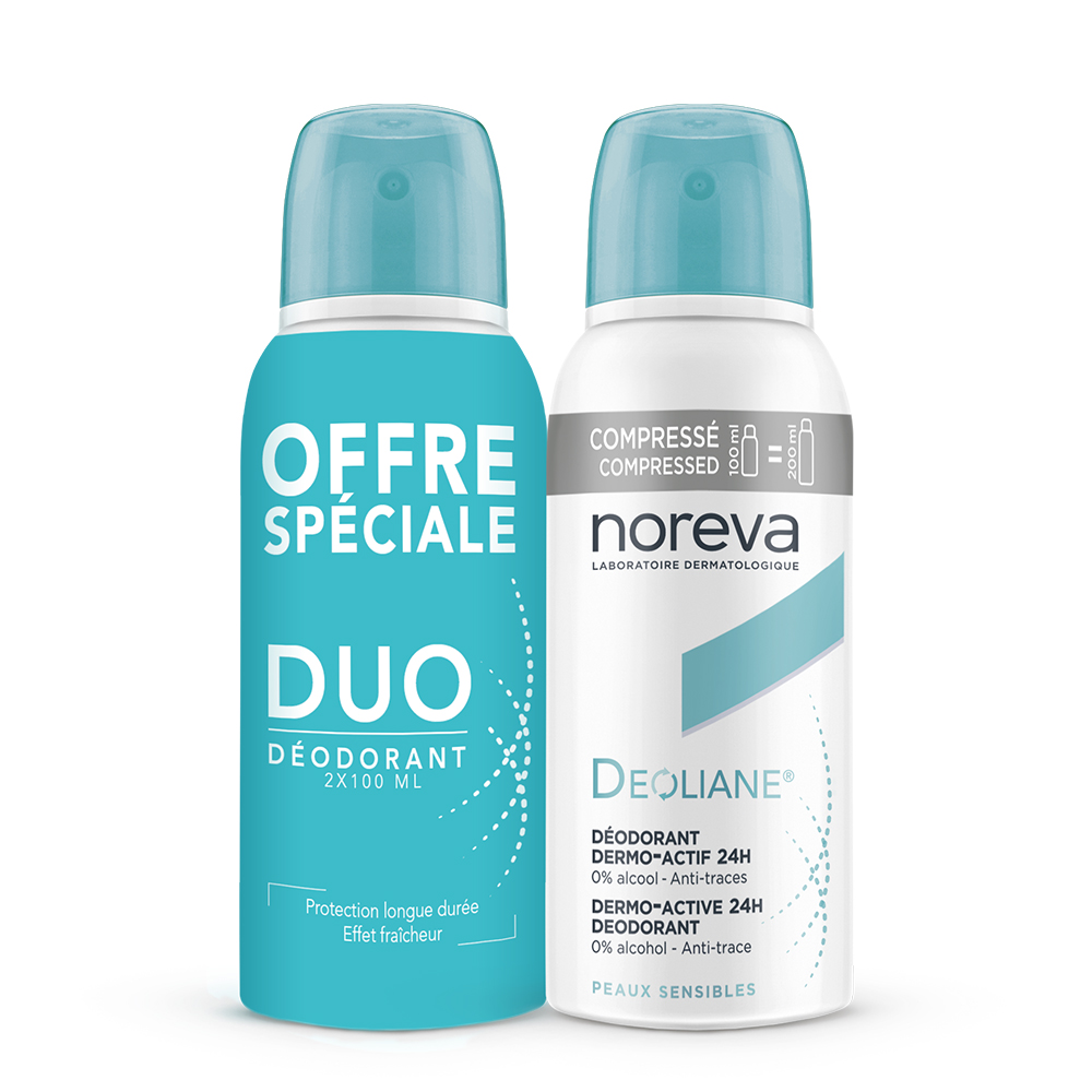 Noreva Deoliane 24H Dermo-active deodorant spray 2x100ml