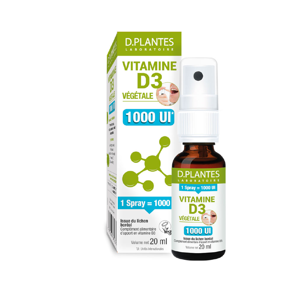 D. Plantes Vitamin D3 Plant 1000 IU Spray 20ml