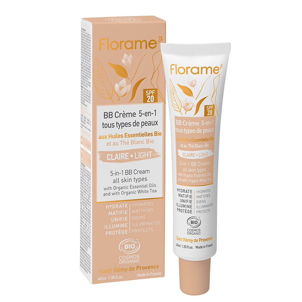 Florame 5-in-1 BB cream SPF20 Bioes All skin types 40ml