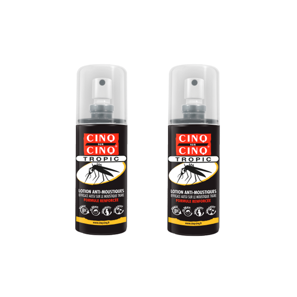 Cinq Sur Cinq Tropical Anti-Mosquito Spray 2x75ml