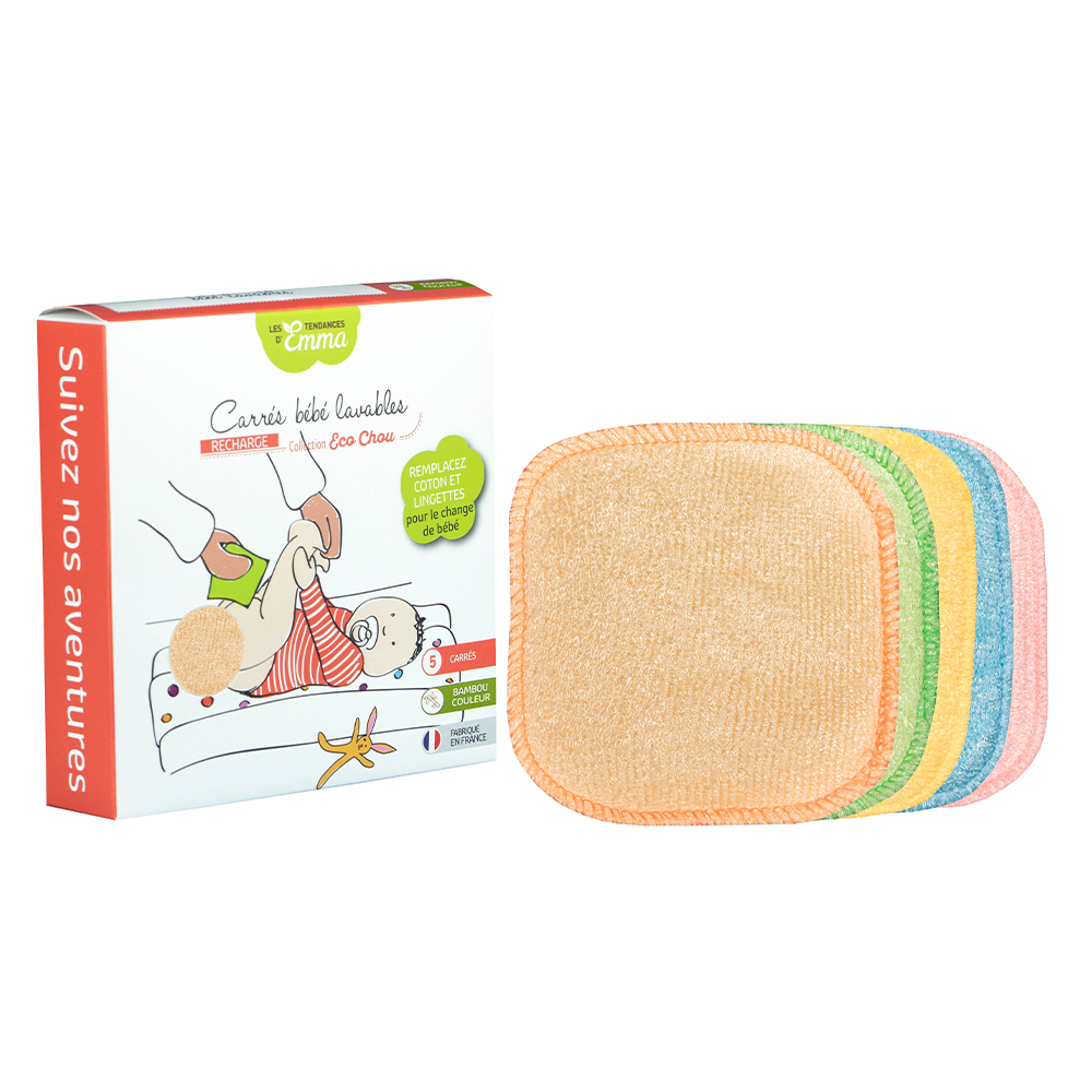 Les Tendances D'Emma Washable Baby Bamboo Colouring Glasses x5