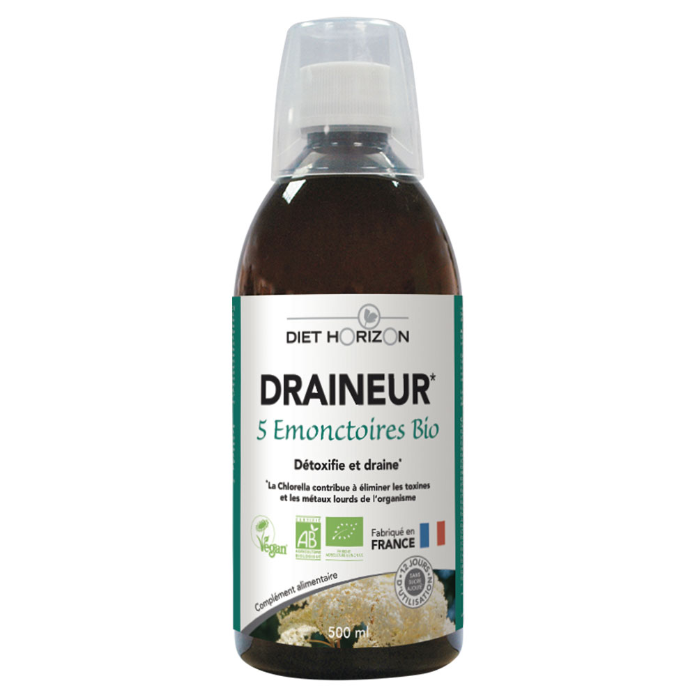 Diet Horizon Draineur 5 émonctoires Bio 500ml