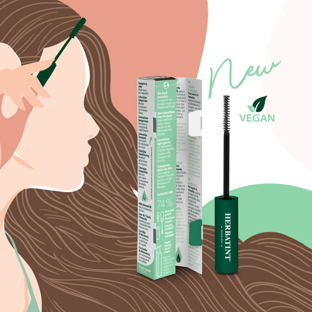 Herbatint Colouring Temporary Hair touch-up mascara 10ml