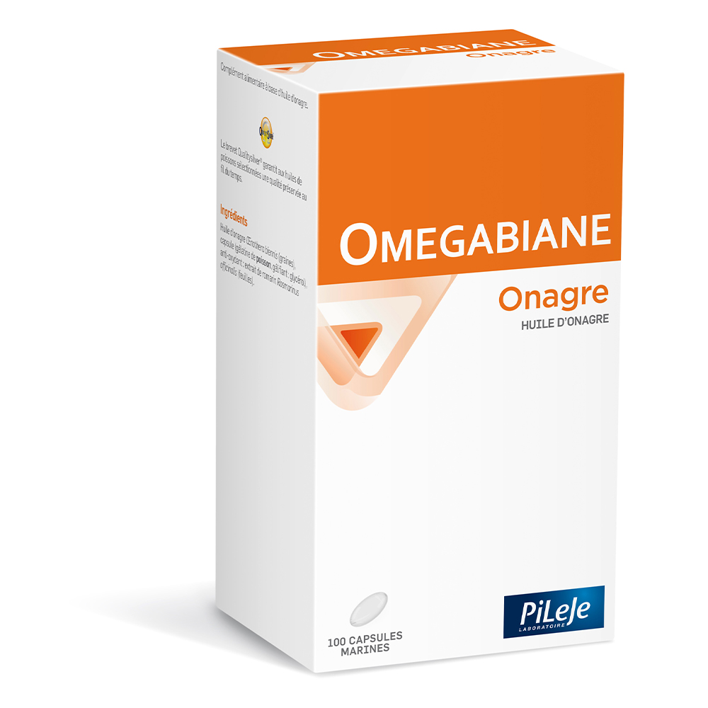 Pileje Omegabiane Evening primrose 100 capsules