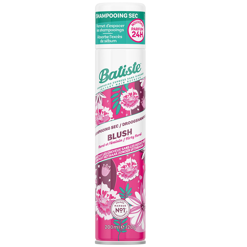 Batiste Blush dry shampoo long-lasting fragrance 200 ml