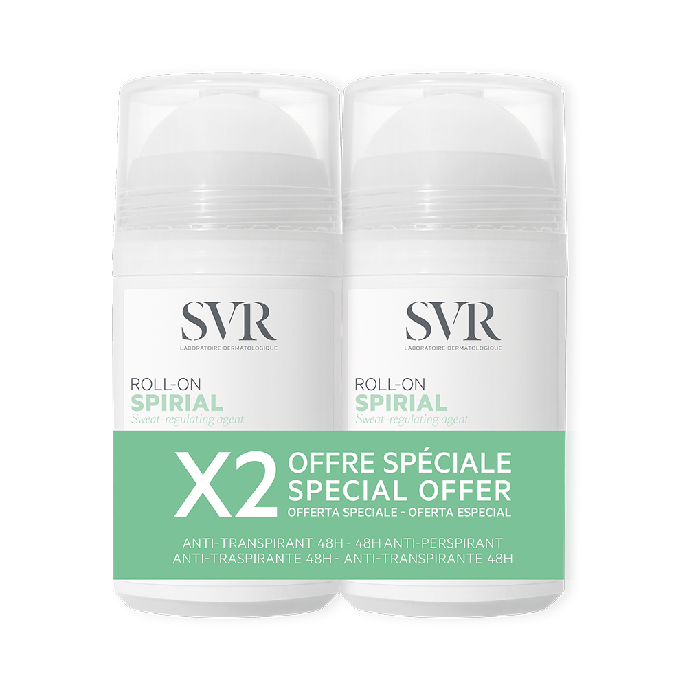 Svr Spirial Intense 48-hour anti-perspirant roll-on deodorant 2 x 50 ml