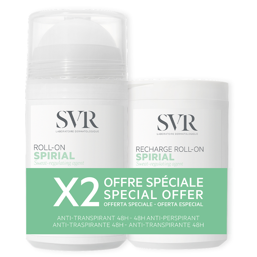 Svr Spirial Deodorants with refills 2x50 ml