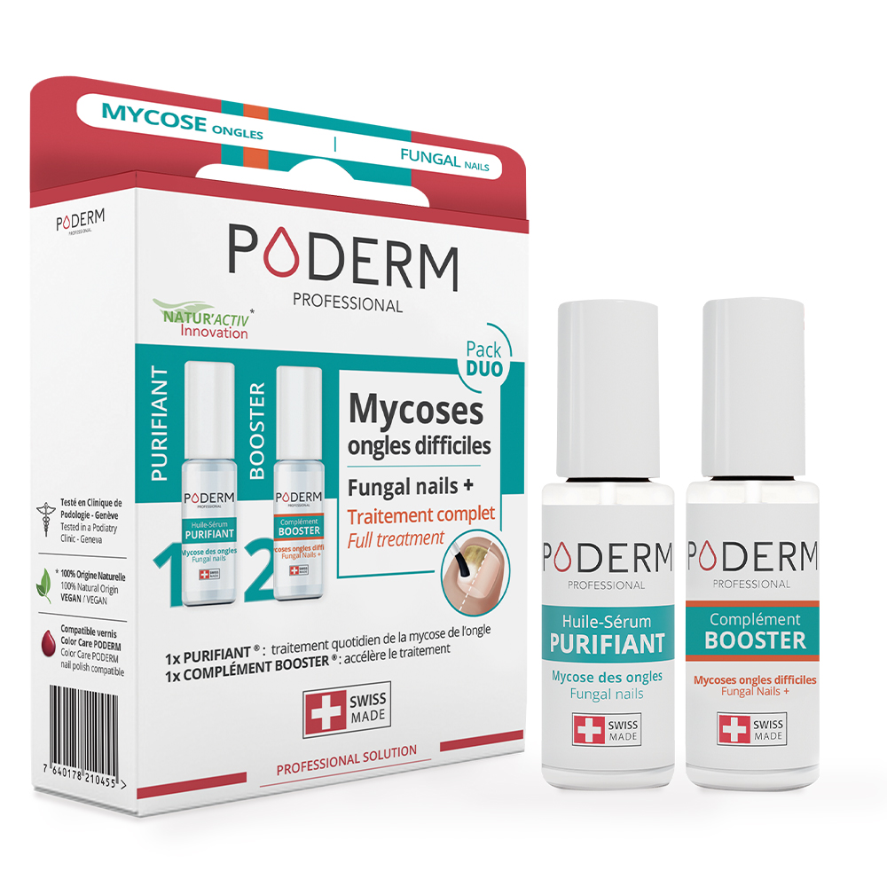 Poderm Duo pack for fungal infections and difficult nails 2x8 ml
