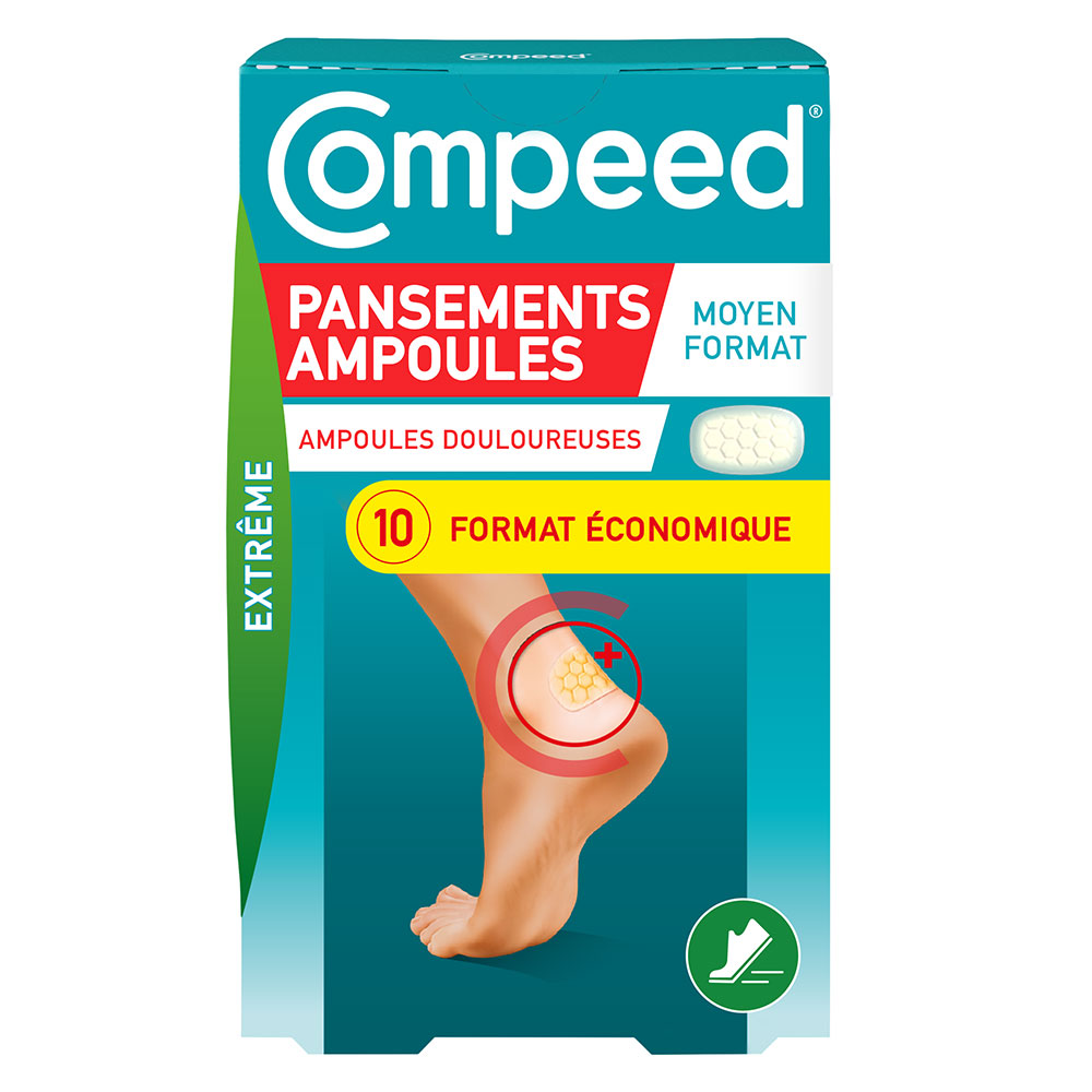 Compeed Extreme Ampulas Plasters Medium Format x10