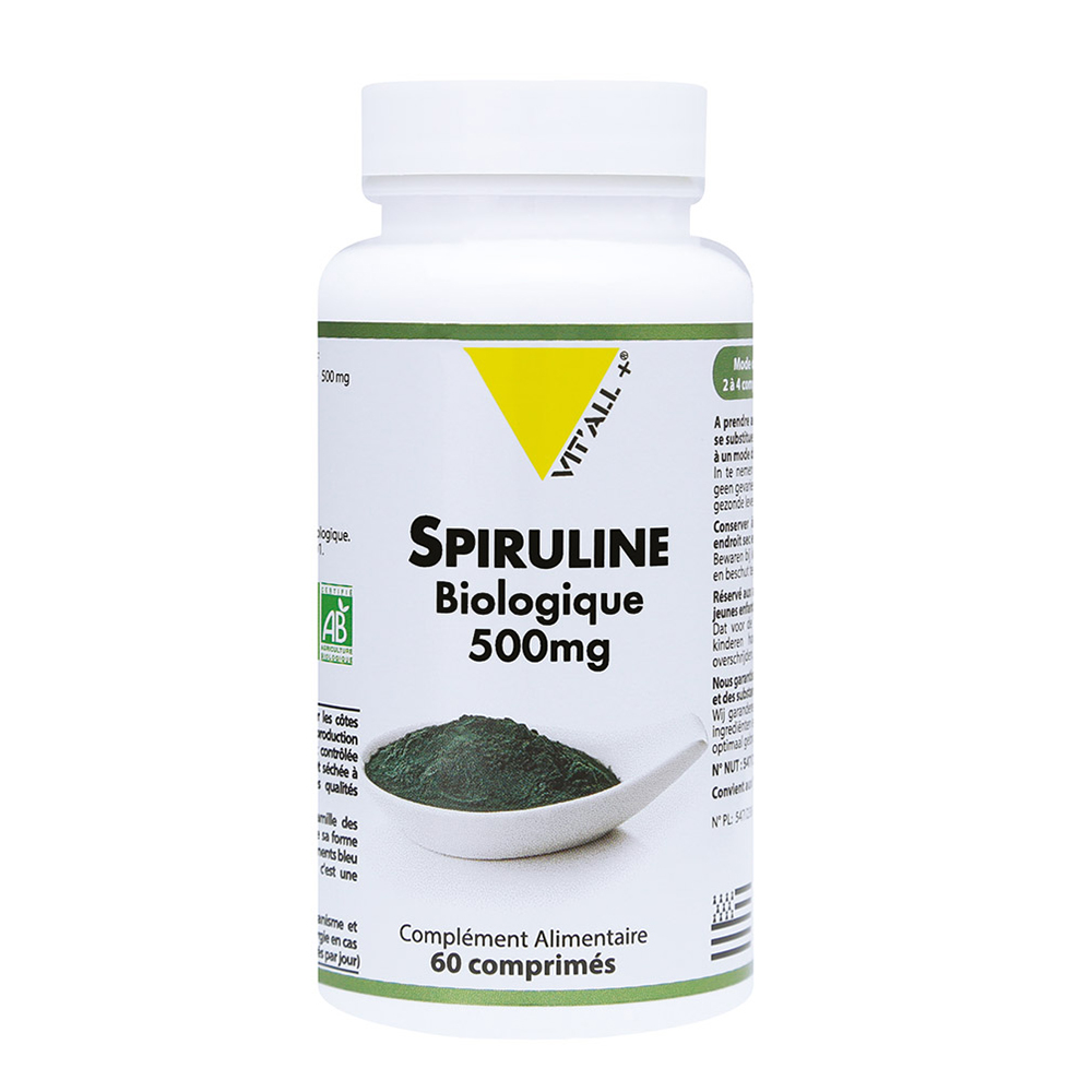 Vit'All+ Organic spirulina 500 mg 60 capsules