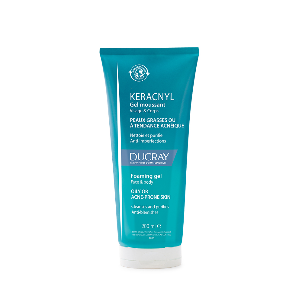 Ducray Keracnyl Foaming face wash for oily skin 200 ml