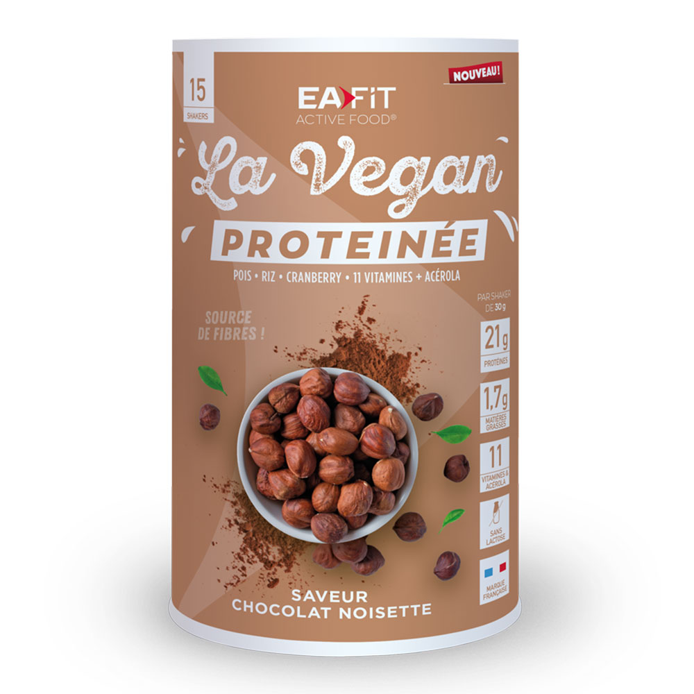 Eafit Vegan Proteins Savoir Chocolat Noisette 15 shakers