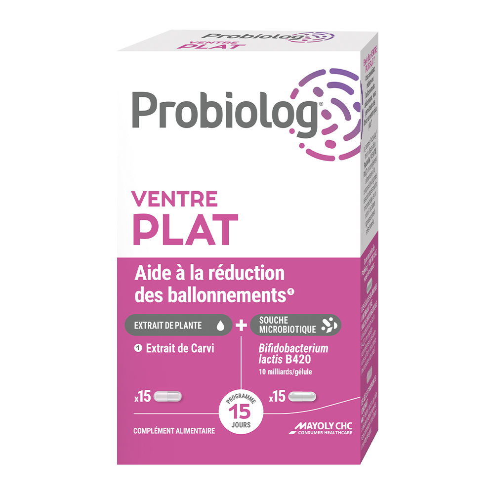 Mayoly CHC Probiolog Probiolog Flat Belly 15 + 15 capsules