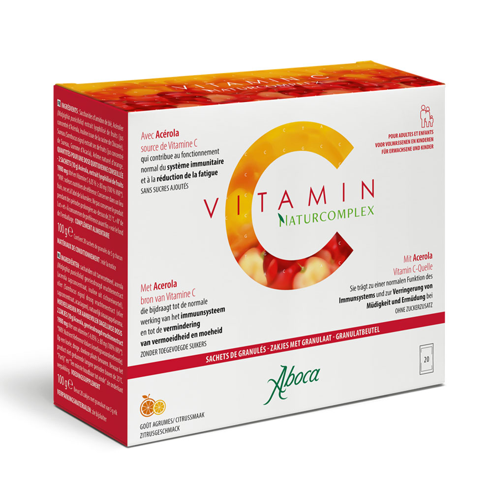 Aboca Immune Defense Vitamin C Naturcomplex 100% natural with acerola 20 sachets