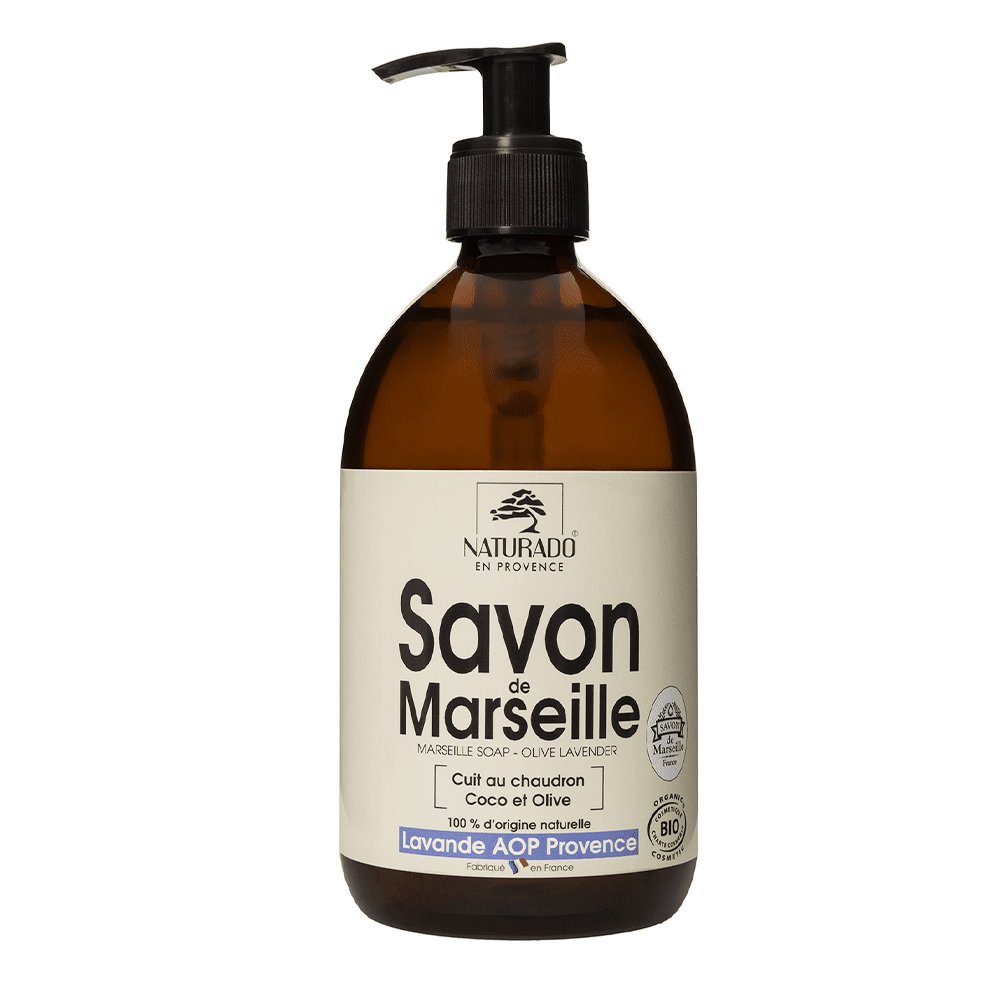 Naturado Marseille Soap Olive And Lavender Cuit au chaudron Coco et Olive 500ml