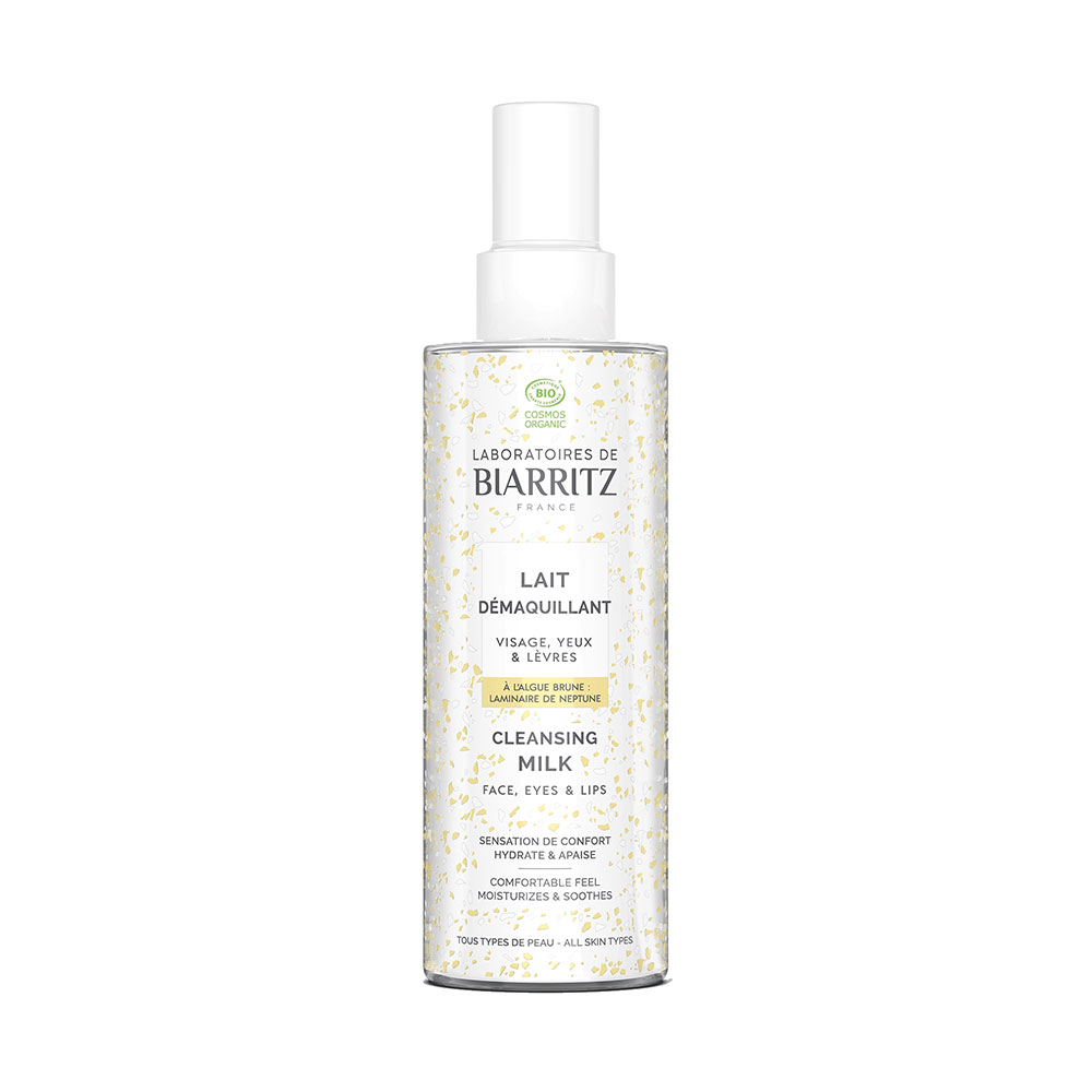 Laboratoires De Biarritz Cleaning Organic Cleansing Milk Face, Eyes and Lips