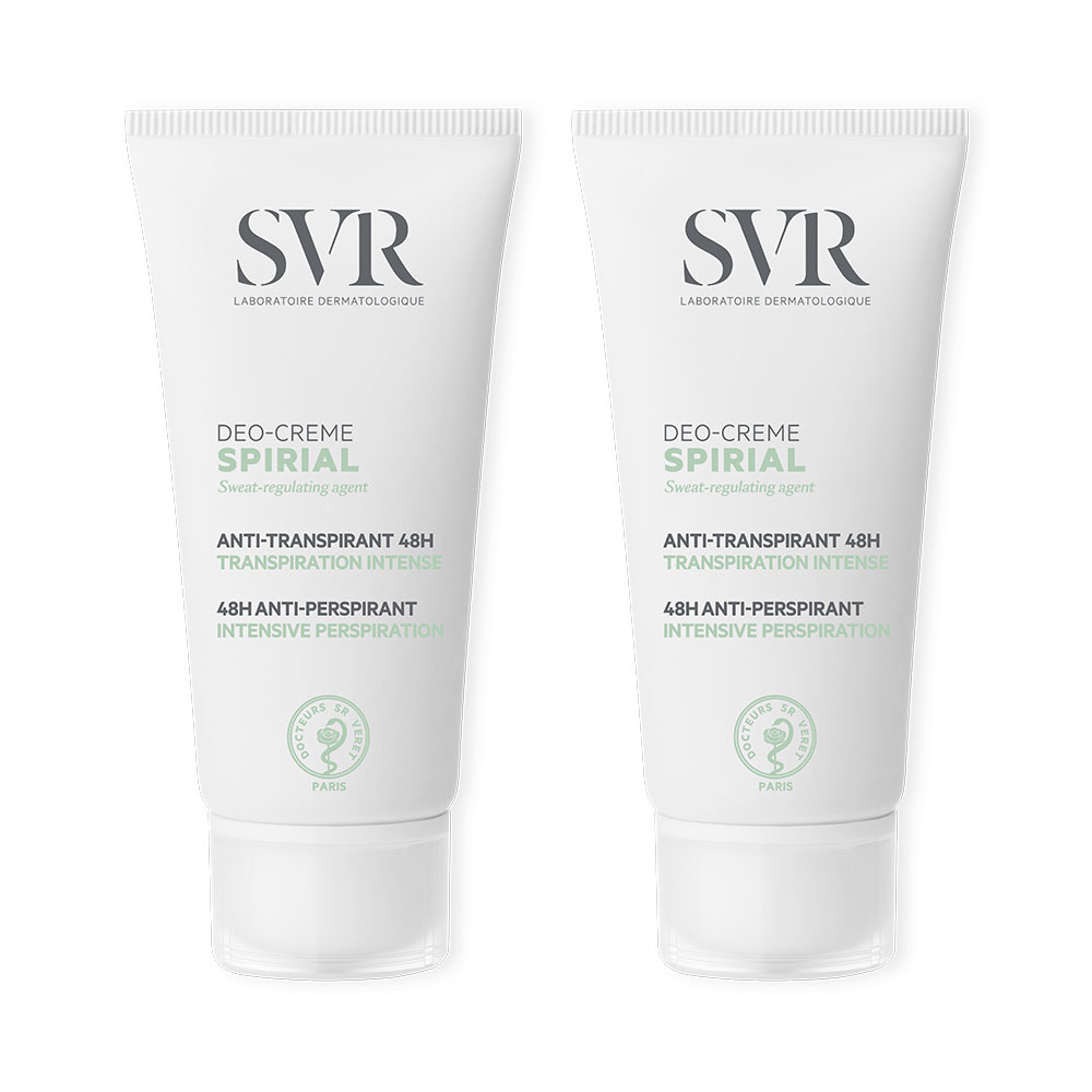 Svr Spirial Deodorant anti-perspirant intense 48h 2 x 50 ml