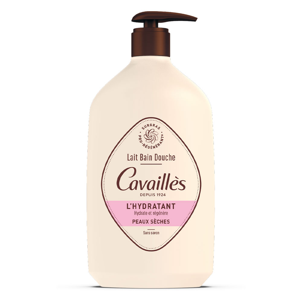 Cavaillès Hydrating Bath &amp; Shower Milk Dry Skin 1L