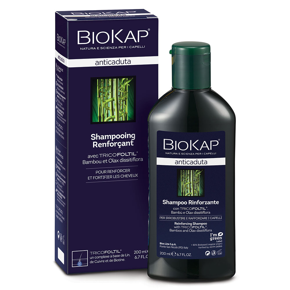 Biokap Anticaduta Anti-Hair Loss Strengthening Shampoo 200ml