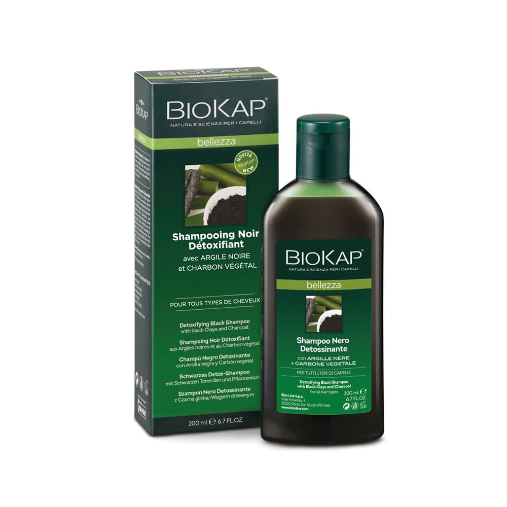 Biokap Belleza Detoxifying black shampoo 200 ml