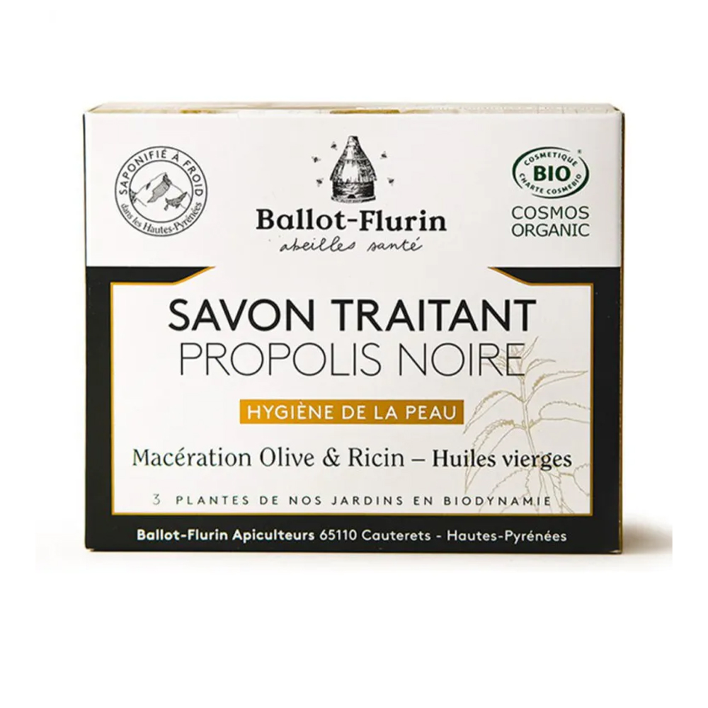 Ballot-Flurin Bioes Black Propolis Soap Problematic Skin 100g