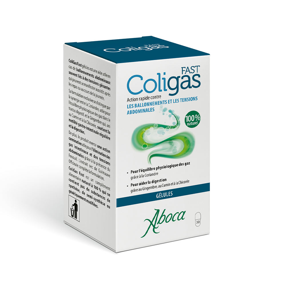 Aboca Gastro-intestinal Coligas Fast 30 capsules