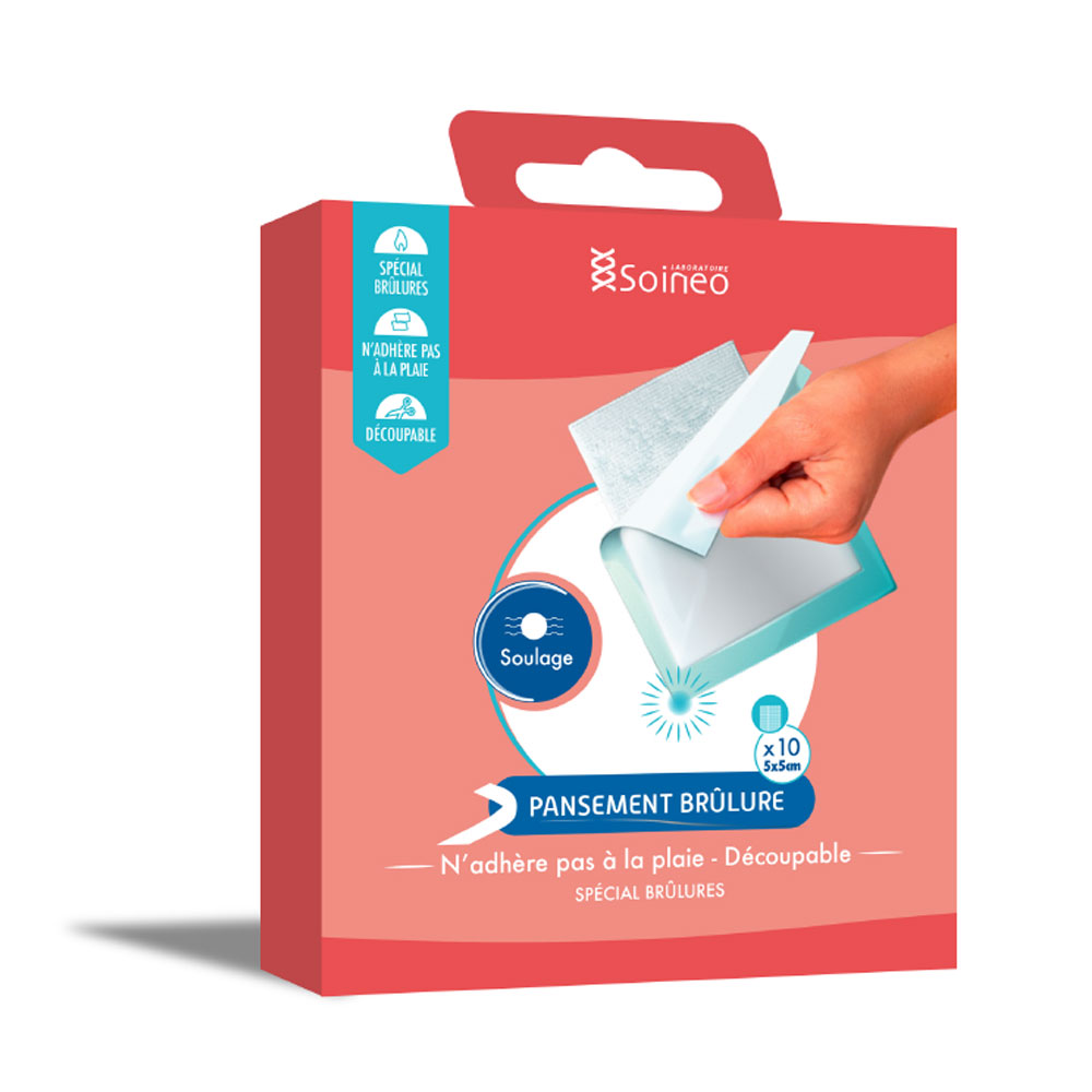 Soineo Vaseline sterile Plasters 5x5cm x10