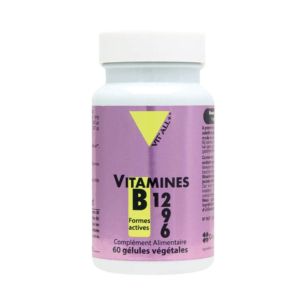 Vit'All+ Vitamins B12 9 6 active form 60 capsules