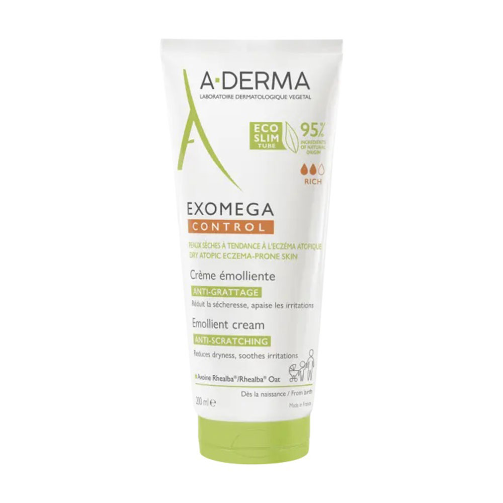 A-Derma Exomega Control Anti Scratching Emollient Cream 200ml