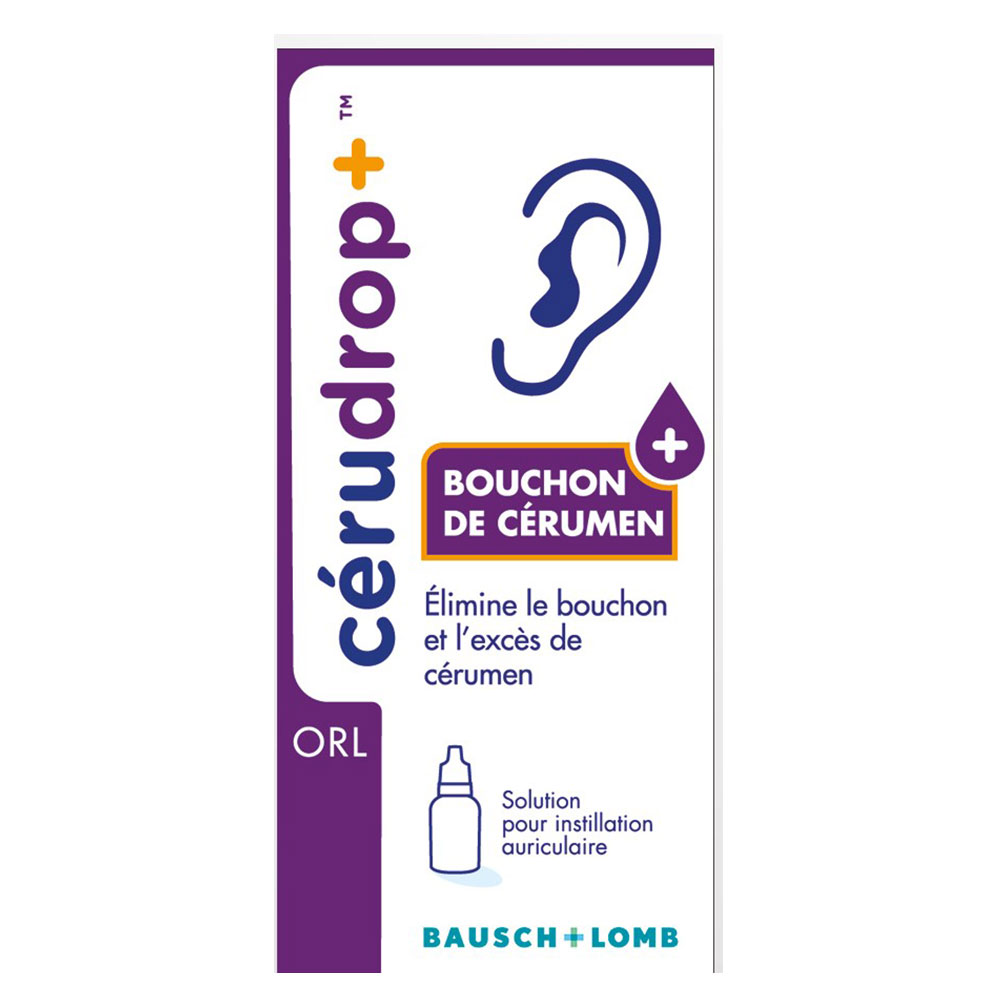 Bausch&Lomb Cérudrop+ ear solution 12 ml