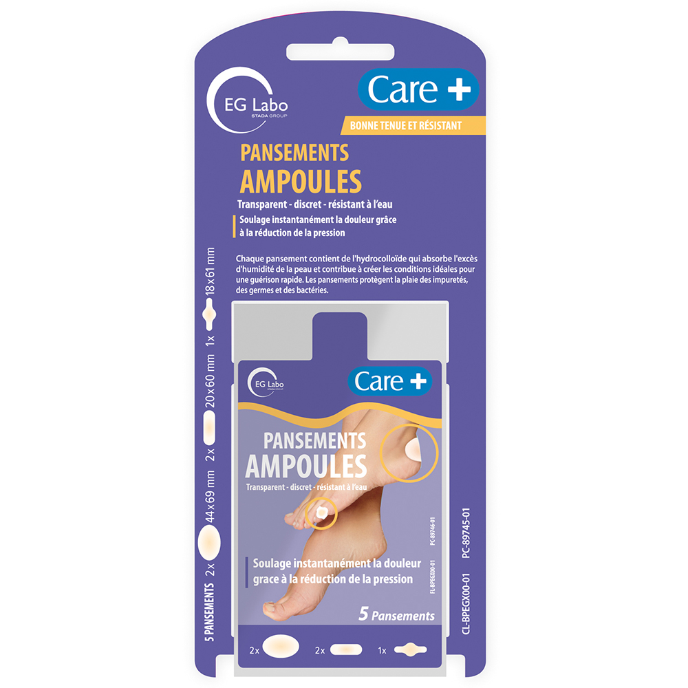 Care+ Hydrocolloid Ampula Plasters