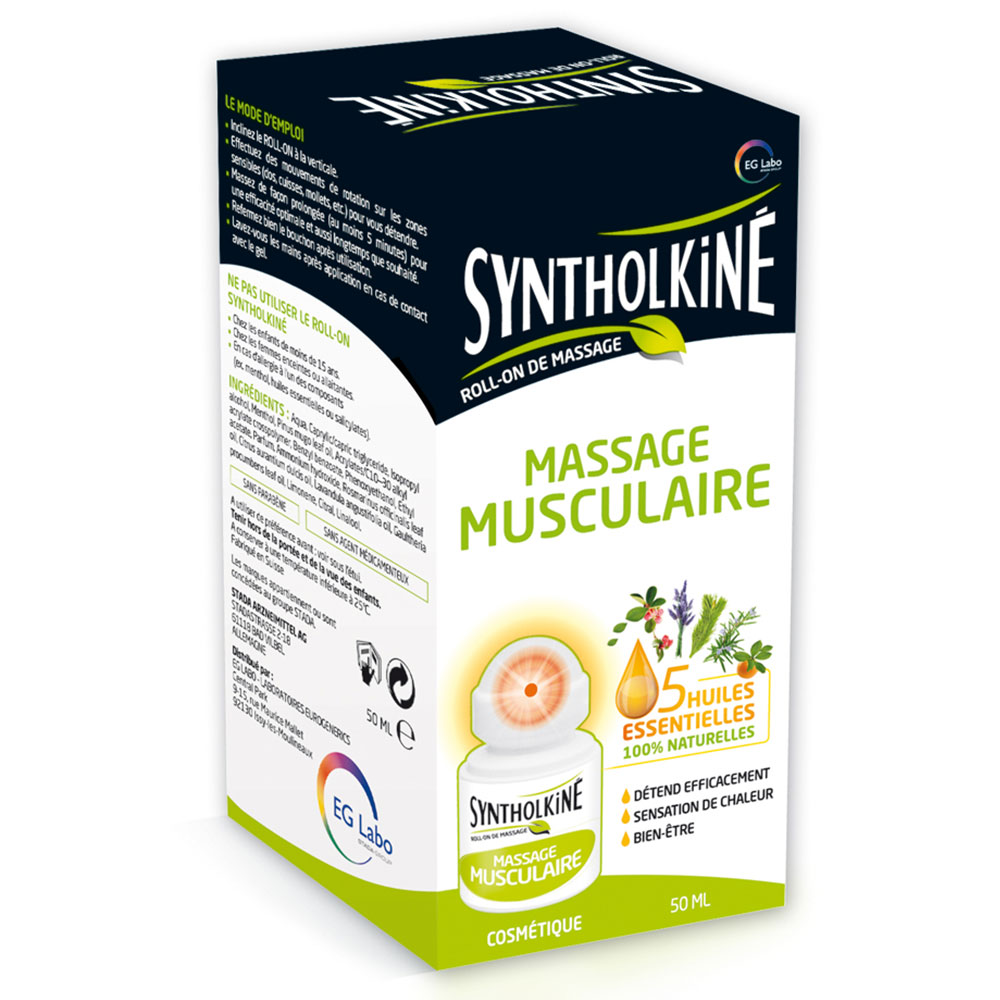 EG Labo SyntholKiné Massage Roll-on Muscle tension 50ml