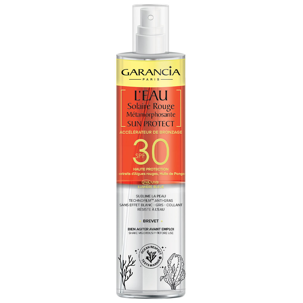 Garancia Sun Protect Transforming Red Sunscreen SPF30 Tanning Accelerator 150ml