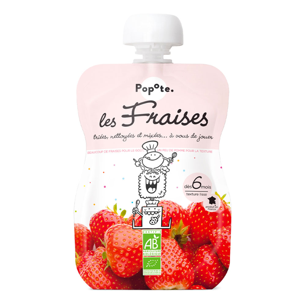 Popote Fruit Bioes water bottle From 6 Months 120g