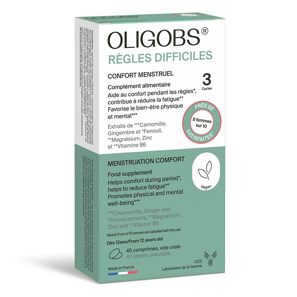 Ccd Oligobs Menstrual comfort for difficult periods 3-cycle 45 tablets