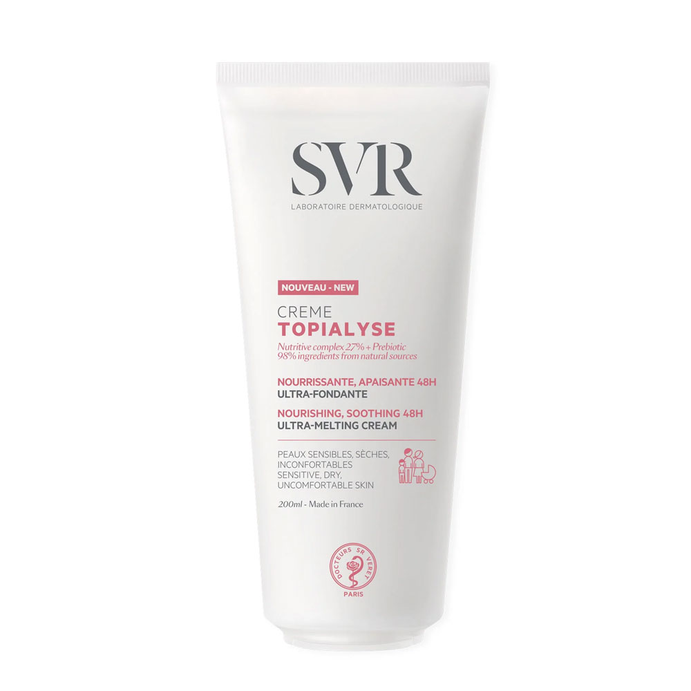 Svr Topialyse Svr Topialyse Anti Dryness Nourishing Care Silicone Free Peaux sensibles sèches 200ml