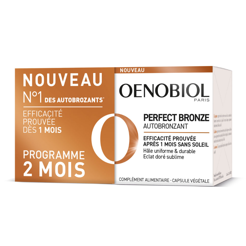 Oenobiol Perfect Bronze Self-tanning lotion 2x30 capsules