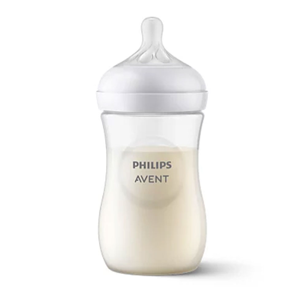 Avent Natural Response Plastic Feeding Bottle 1 Month and over 260ml