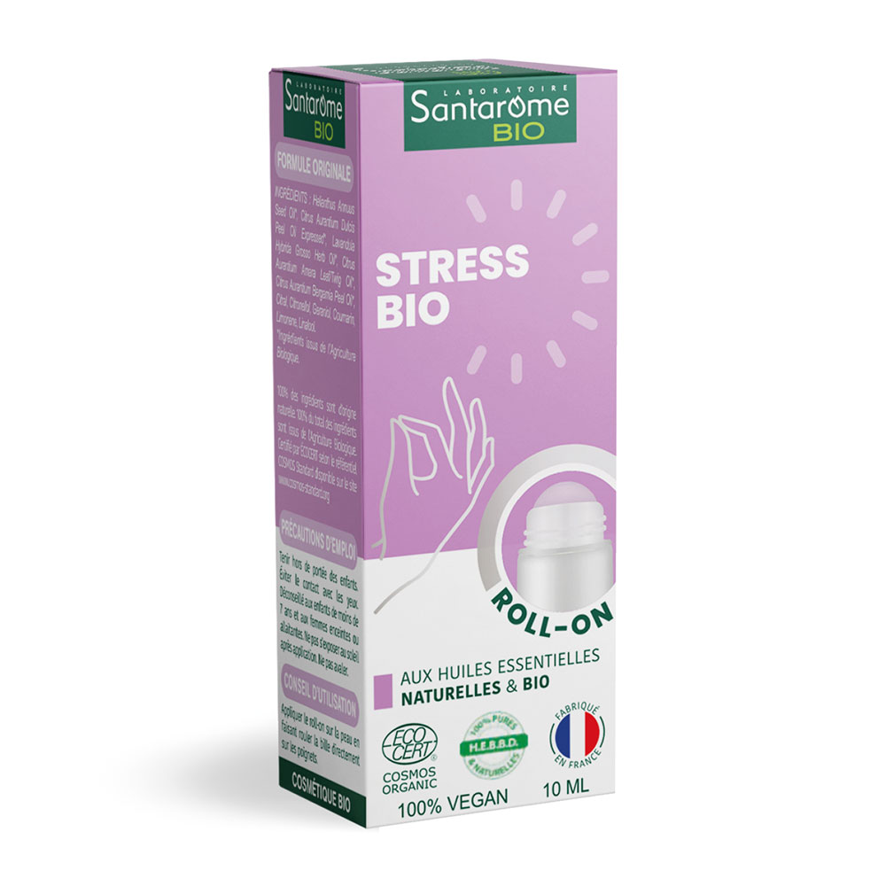 Santarome Roll-On Stress Bioes Essential Oils 10ml