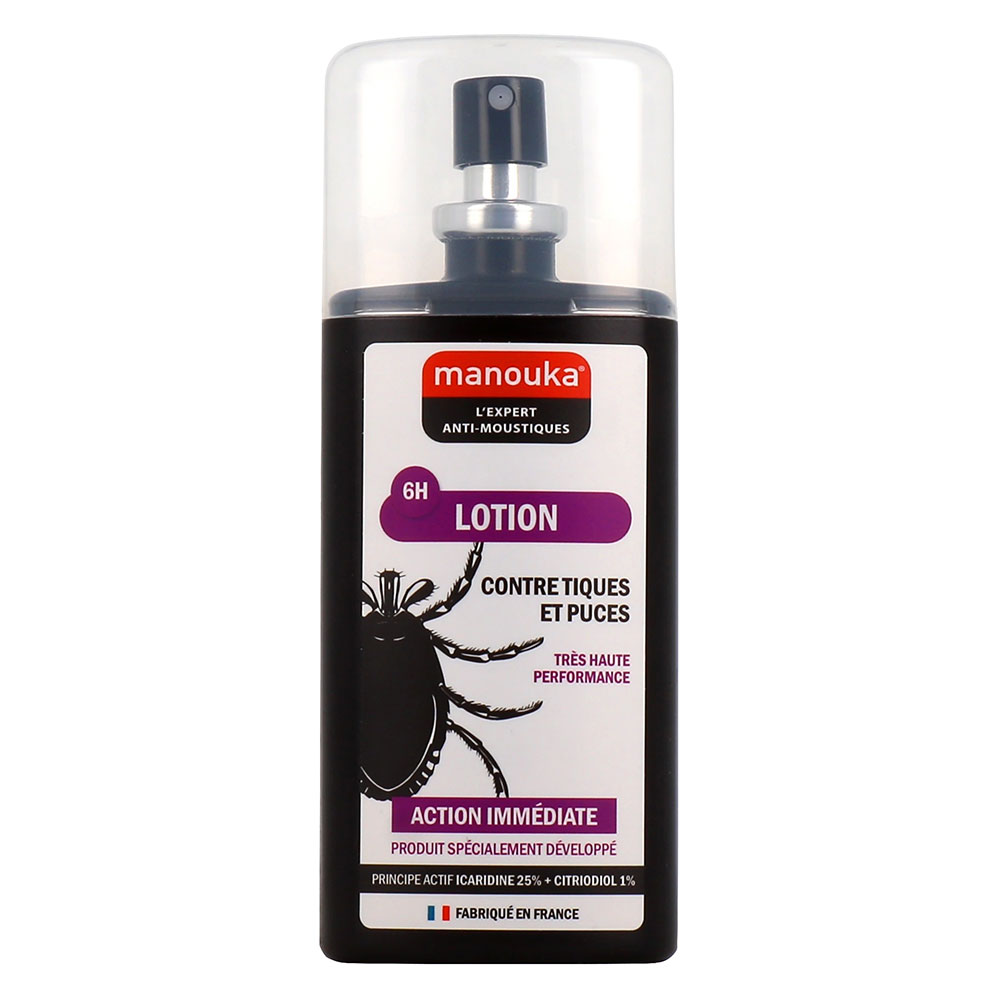 Manouka Anti-tick and flea lotion Immediate Action 75 ml