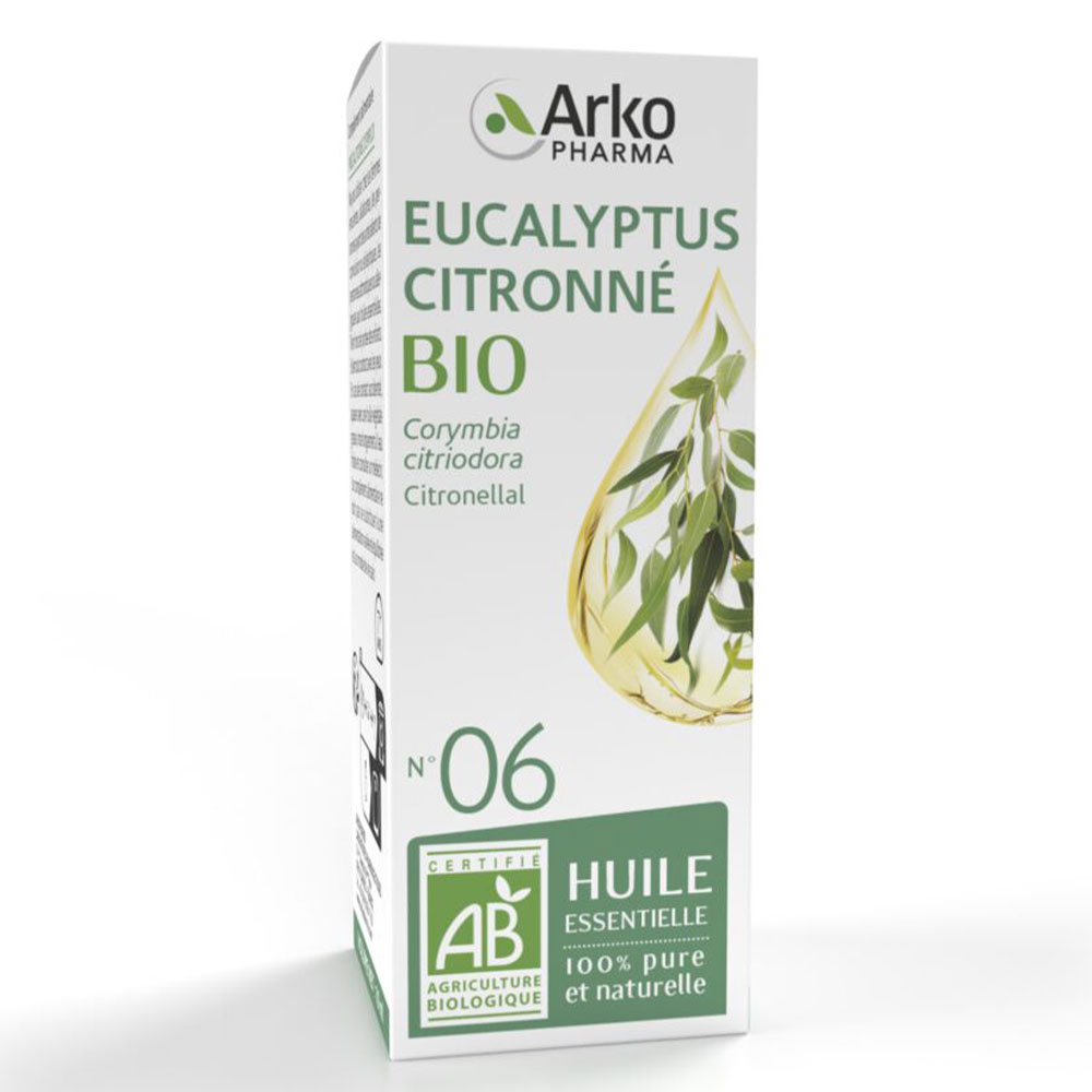 Arkopharma Arkoessential Organic Lemon Eucalyptus Essential Oil No.6 10 ml