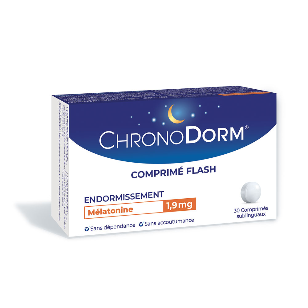 Chronodorm Melatonin 1.9 mg Flash X 30 Tablets