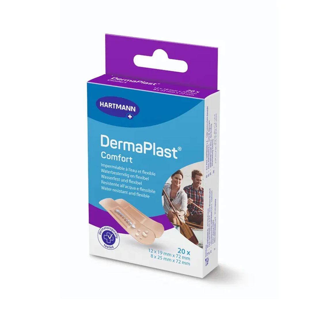 Hartmann Dermaplast Les Classiques Comfort Plasters 2 Sizes X20