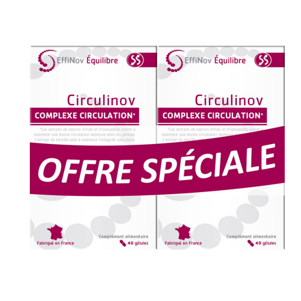 Effinov Nutrition Circulinov Circulation complex 2x40 capsules