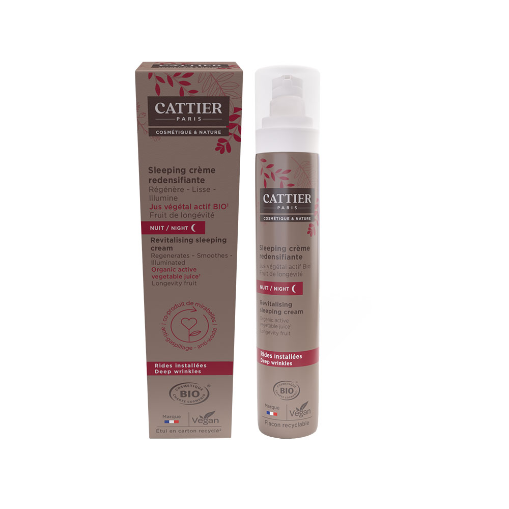 Cattier Anti-Aging Sleeping Redensifying Cream Bioes 50ml