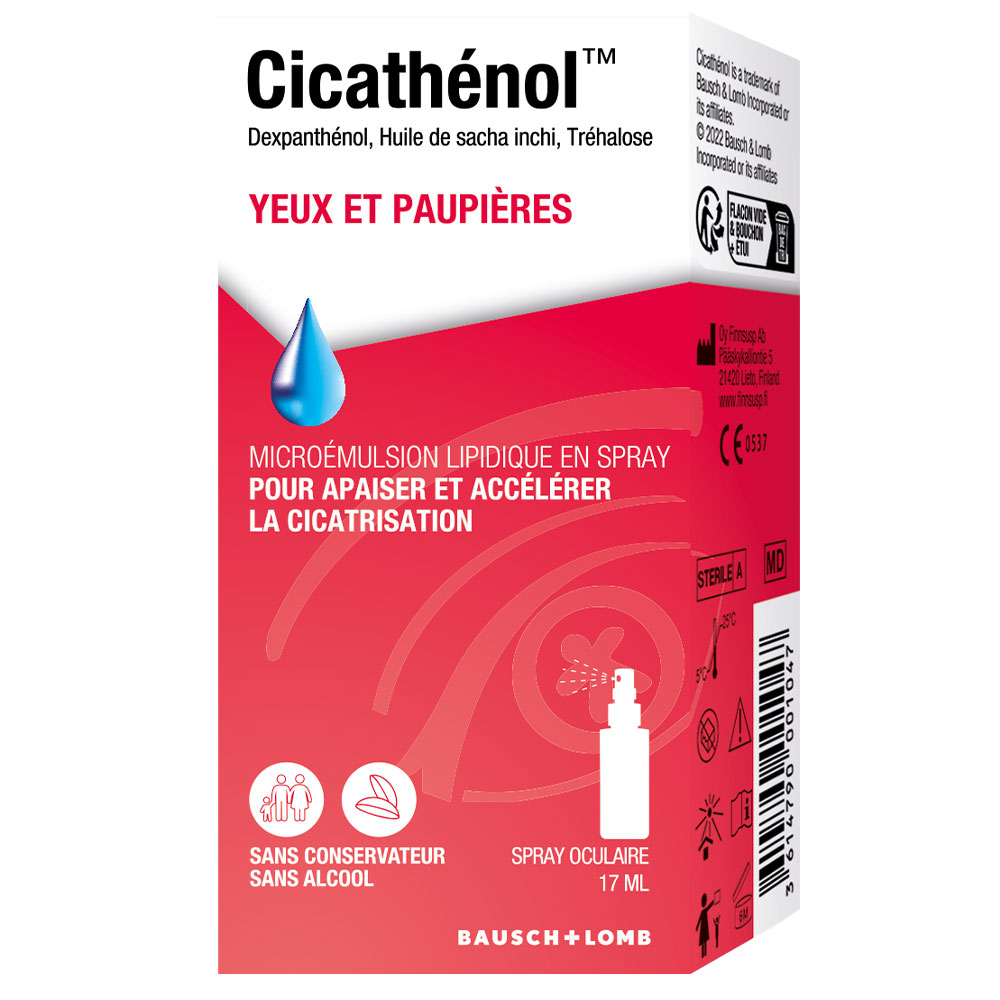 Bausch&Lomb Cicathenol Eye Spray Eyes and eyelids 17ml