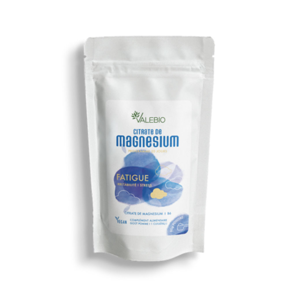 Valebio Magnesium citrate fatigue apple flavour 80 g