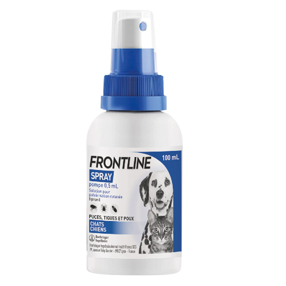 Frontline Flea, tick and lice spray for cats and dogs 100 ml