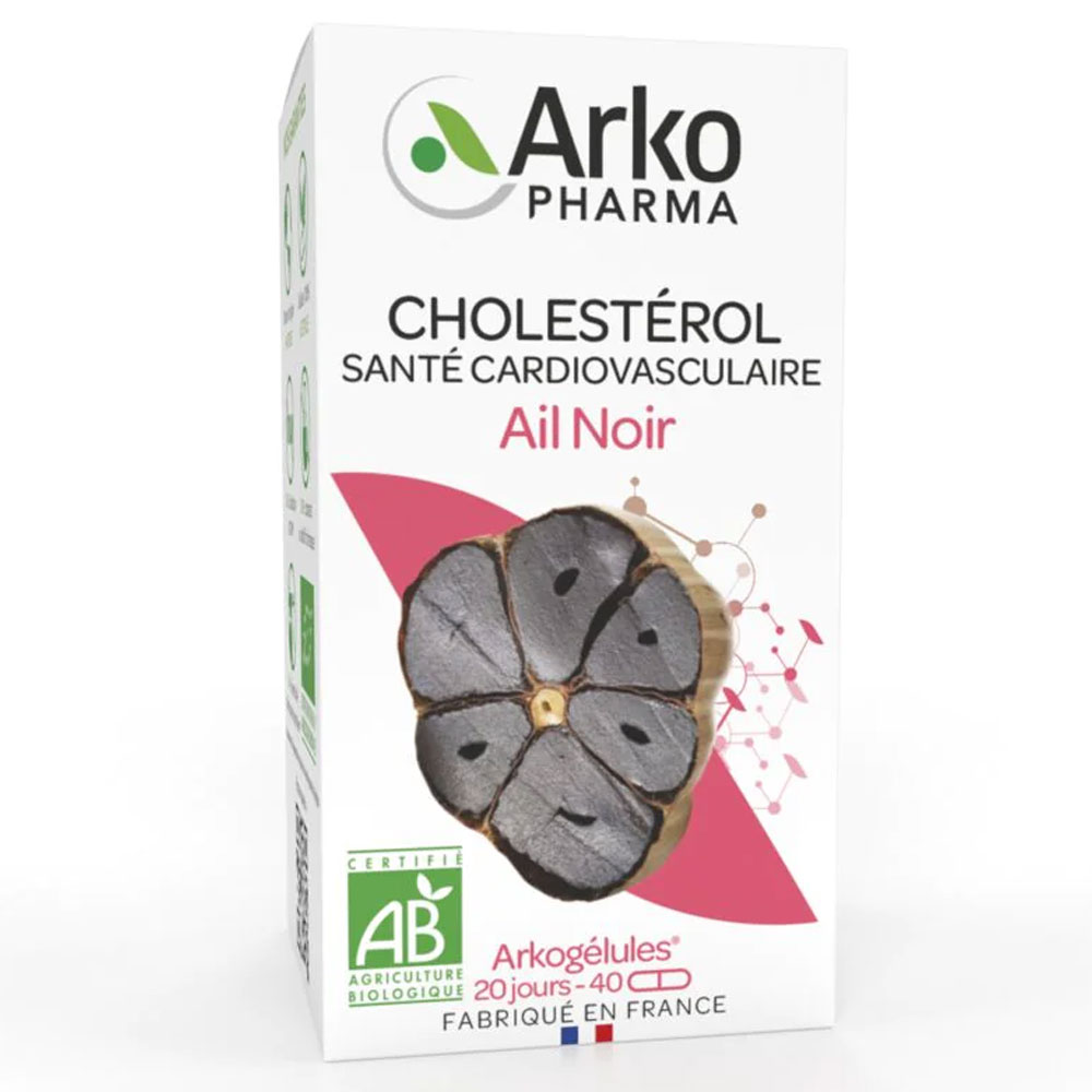 Arkopharma Arkocapsules Cholesterol Black Garlic Bioes 40 capsules
