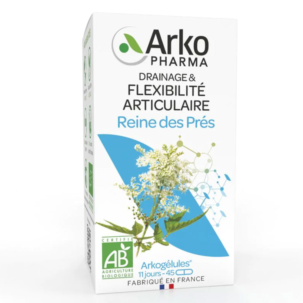 Arkopharma Arkocapsules Joint Drainage and Flexibility Meadowsweet Bio 150 Capsules